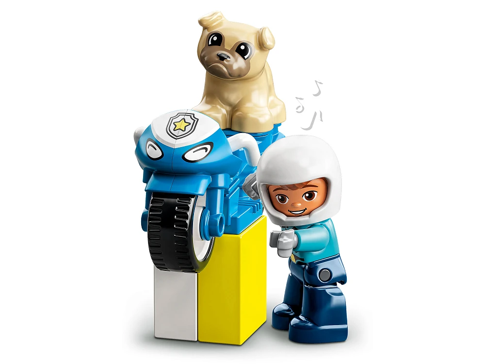 Конструктор LEGO DUPLO Полицейский мотоцикл [10967]